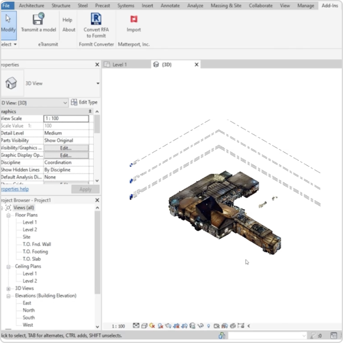 Autodesk and Matterport - Revit Plugin - Image